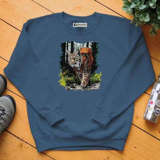 Bobcat Backpacker In The Woods Sweatshirt