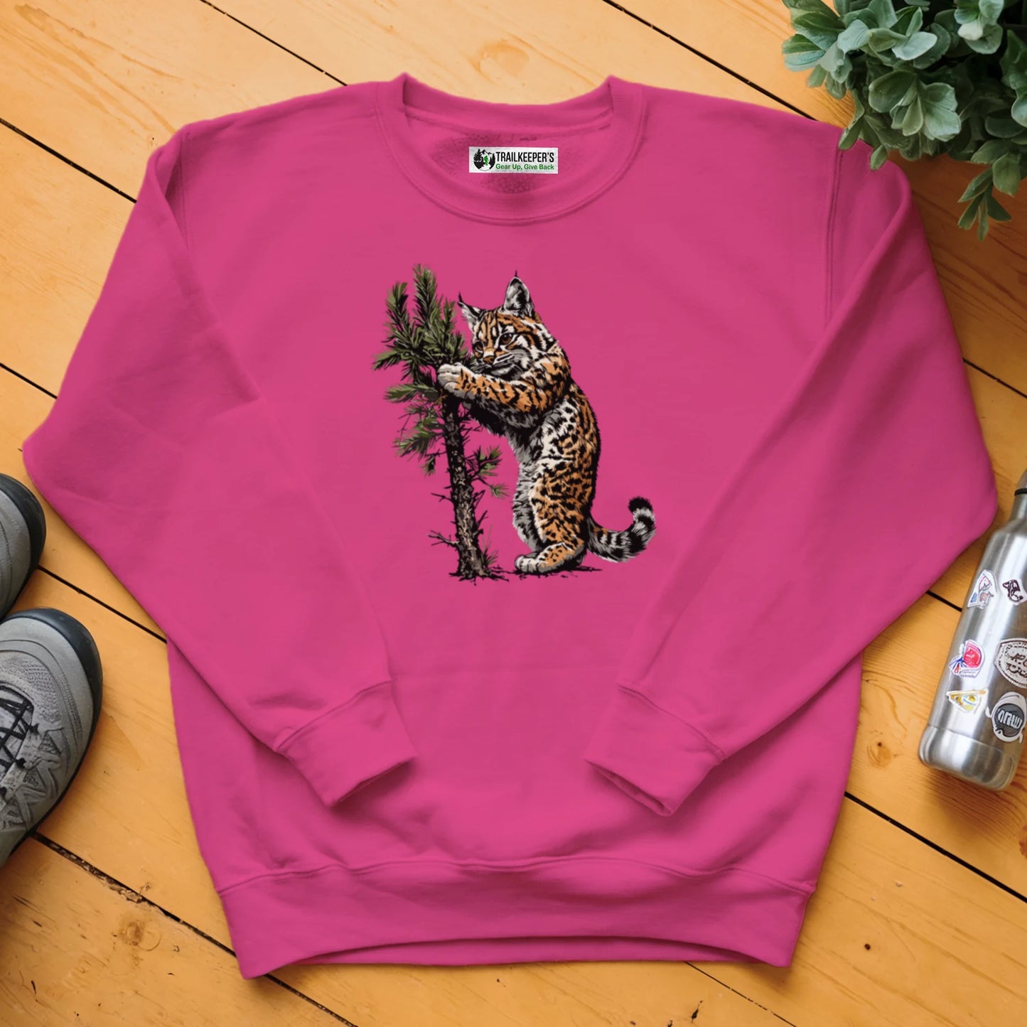 Bobcat Tree Hugger Sweatshirt