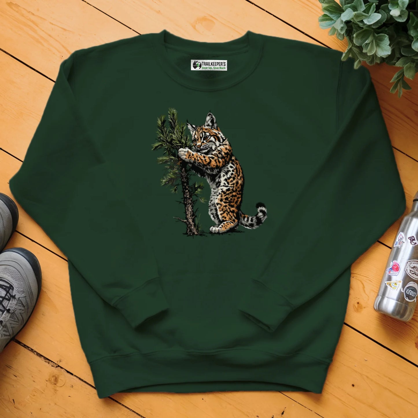 Bobcat Tree Hugger Sweatshirt
