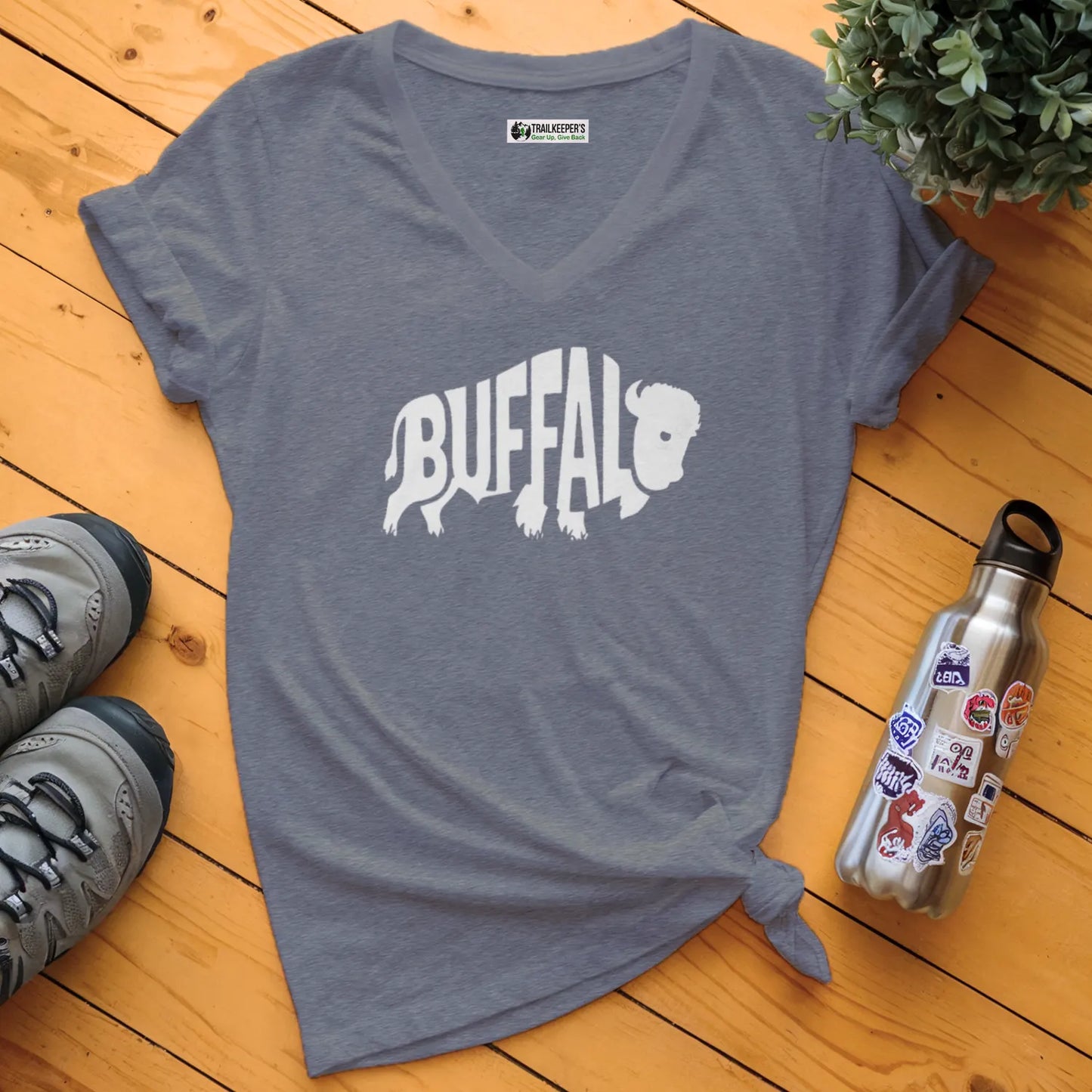 Buffalo Buffalo V-Neck T-Shirt