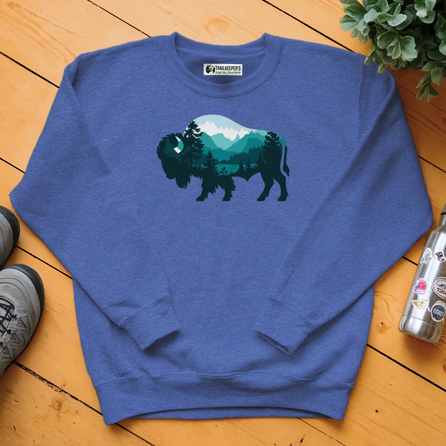 Buffalo Mountain Scene Sweatshirt
