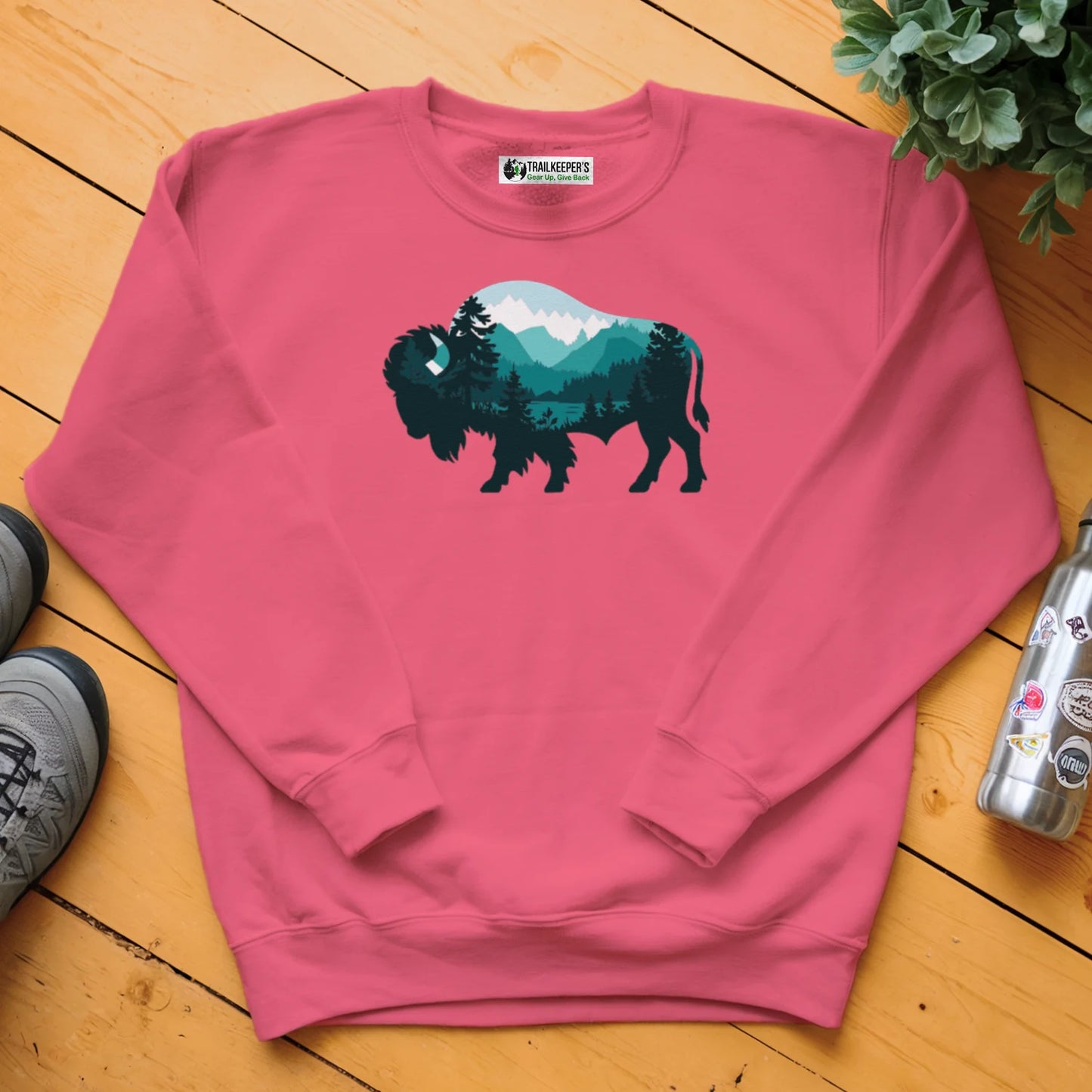 Buffalo Mountain Scene Sweatshirt