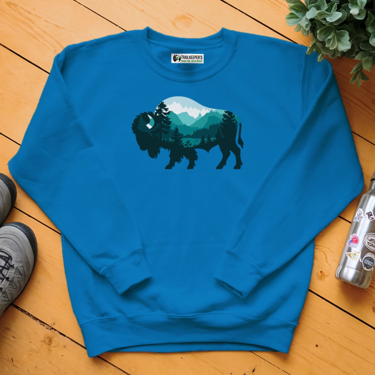 Buffalo Mountain Scene Sweatshirt