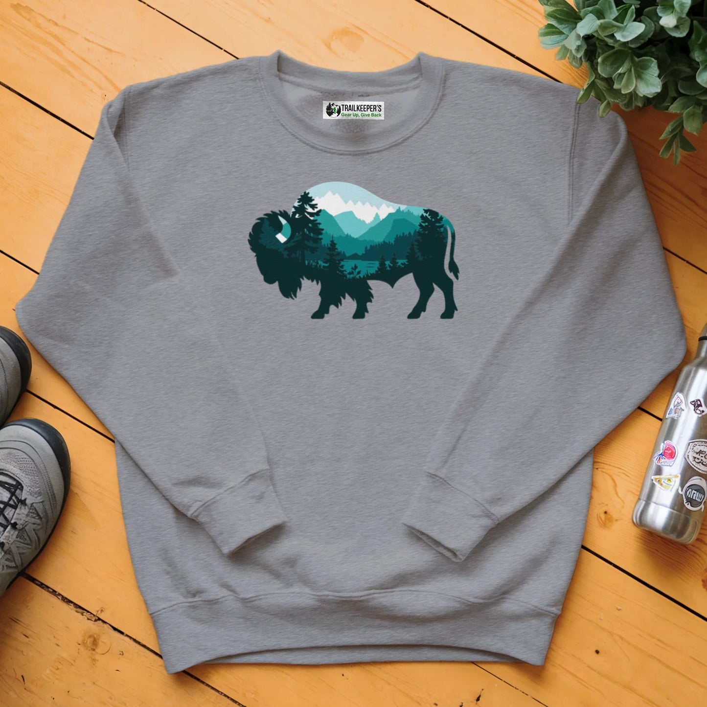 Buffalo Mountain Scene Sweatshirt