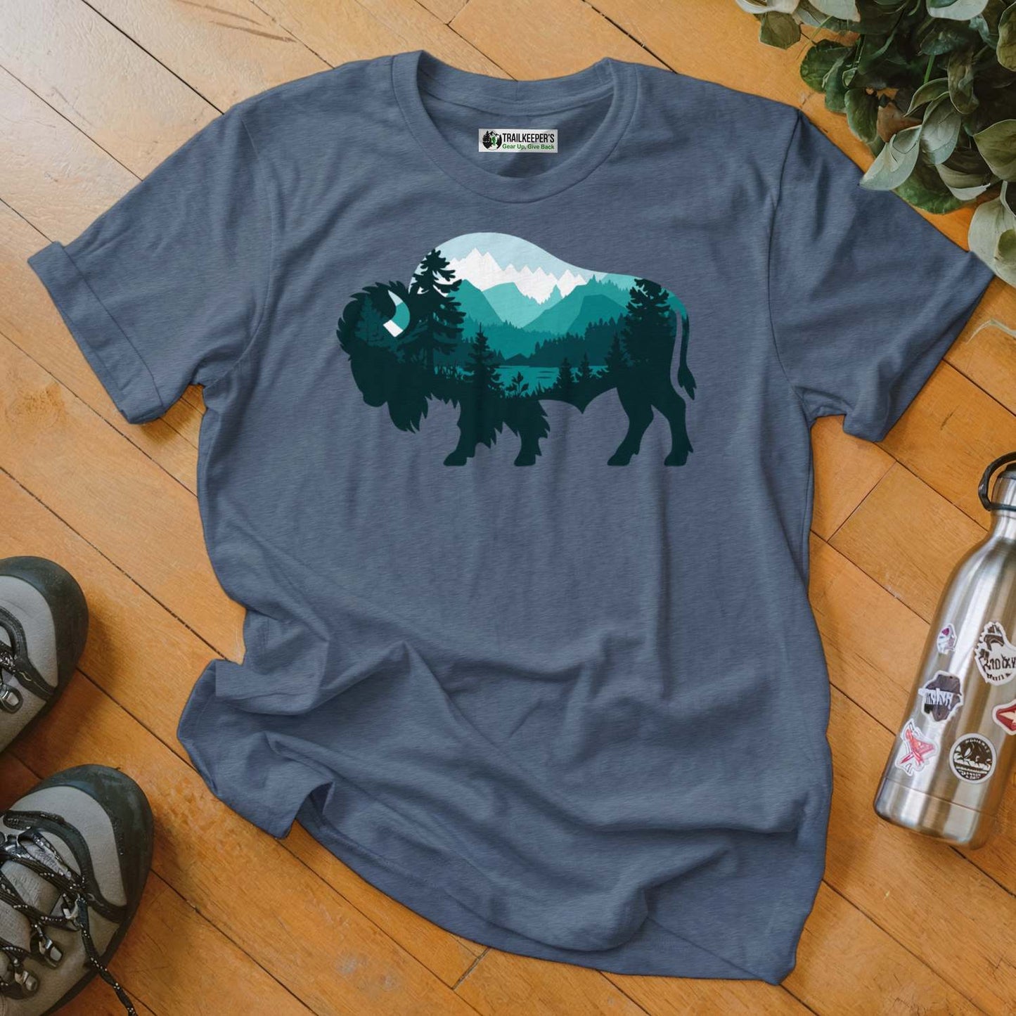 Buffalo Mountain Scene T-Shirt