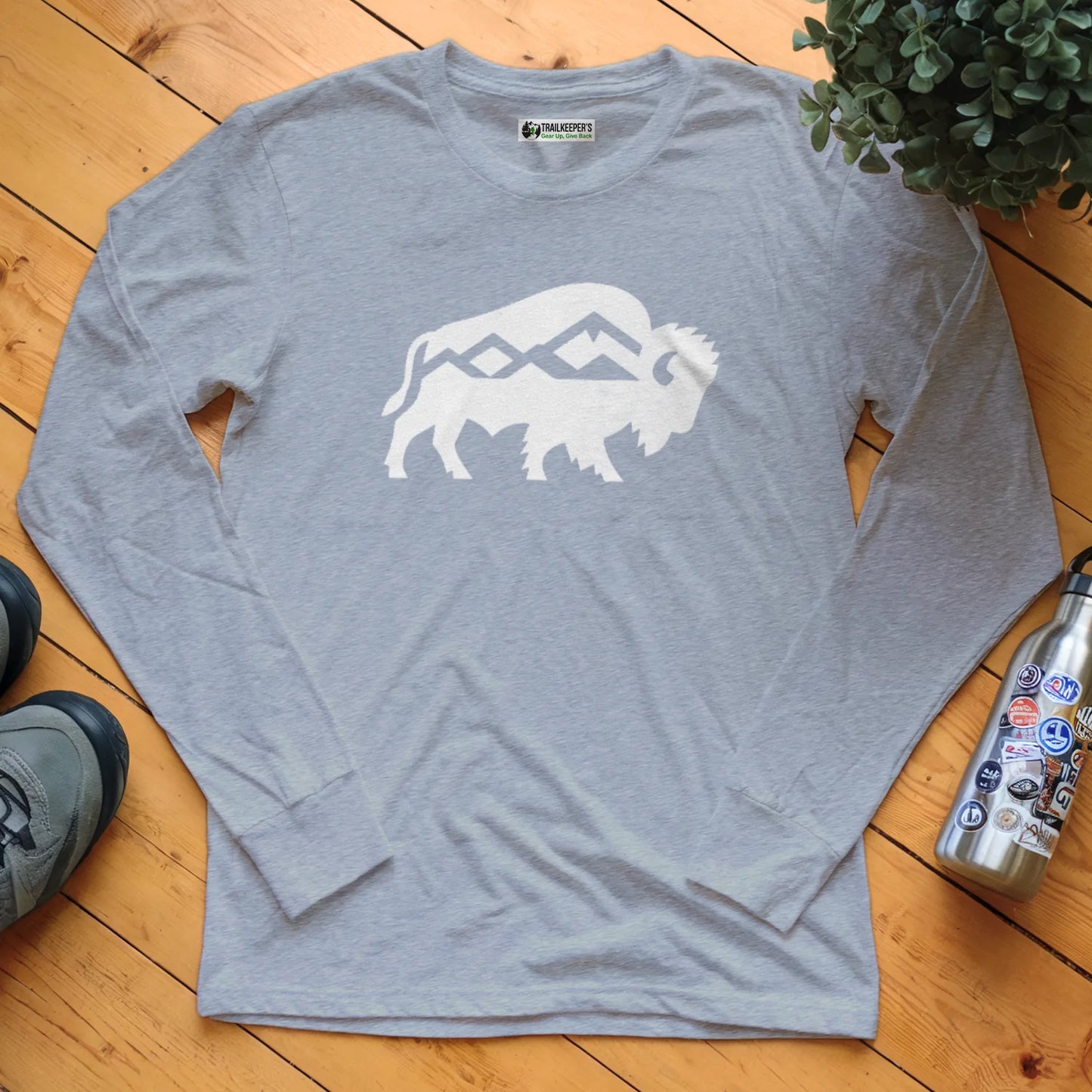 Buffalo Silhouette Long Sleeve T-Shirt