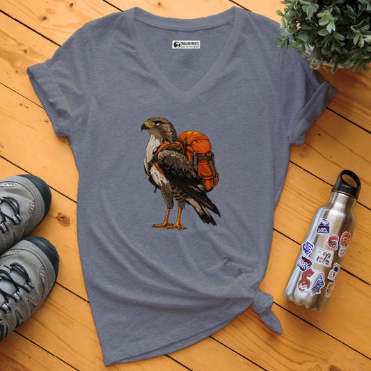 Buzzard Backpacker V-Neck T-Shirt