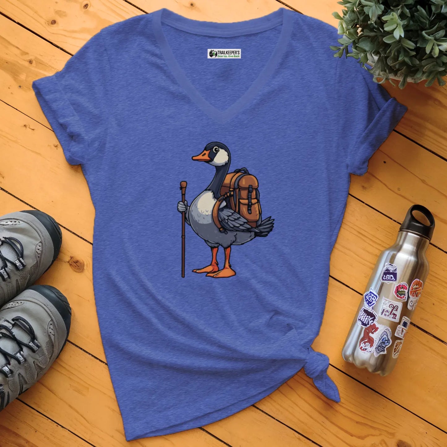Canadian Goose Backpacker V-Neck T-Shirt