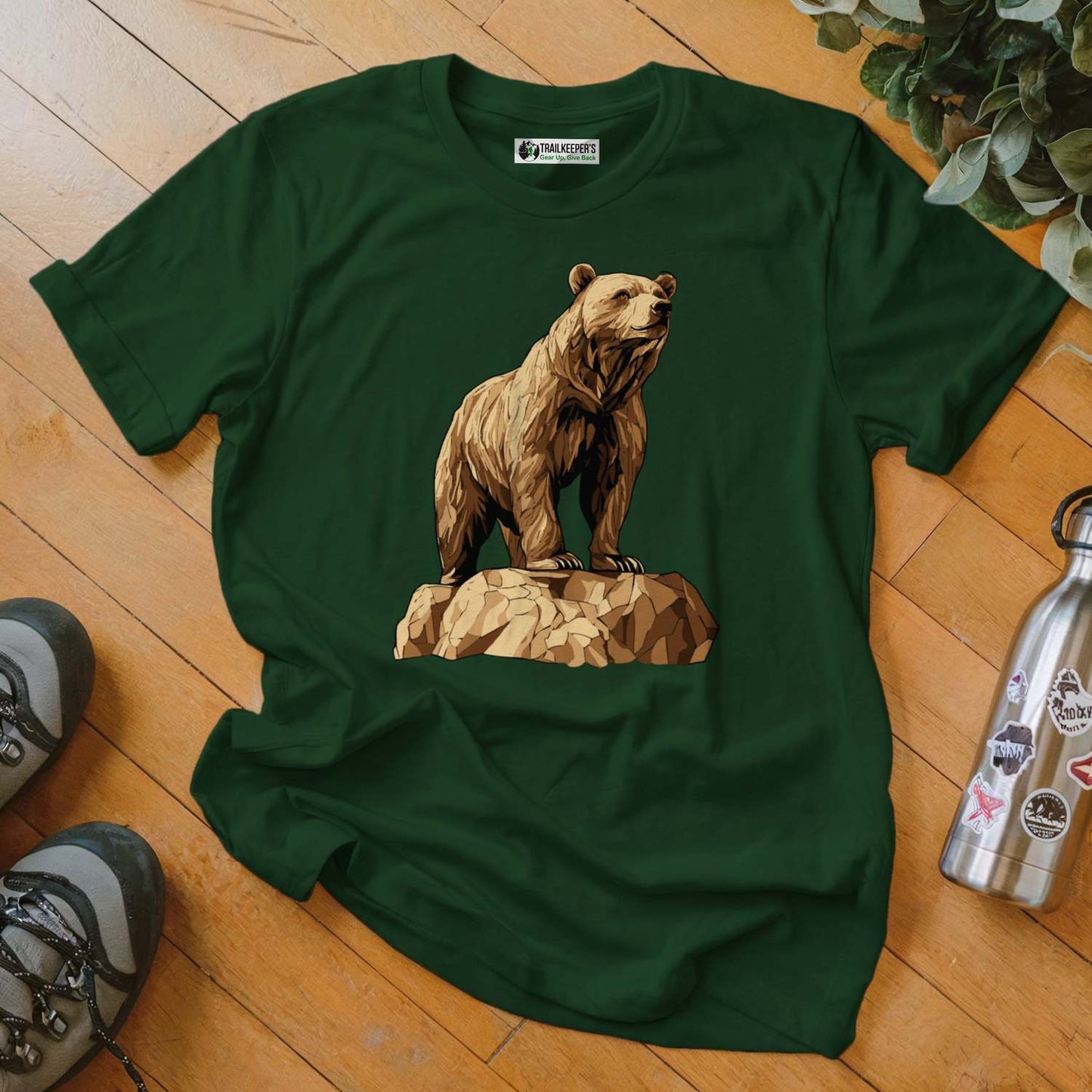 Carved Bear Statue T-Shirt