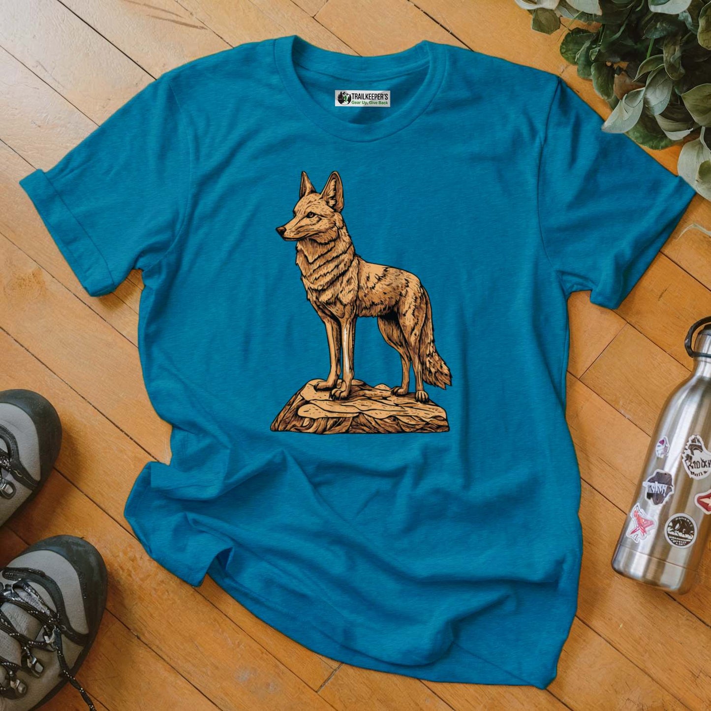 Carved Coyote Statue T-Shirt