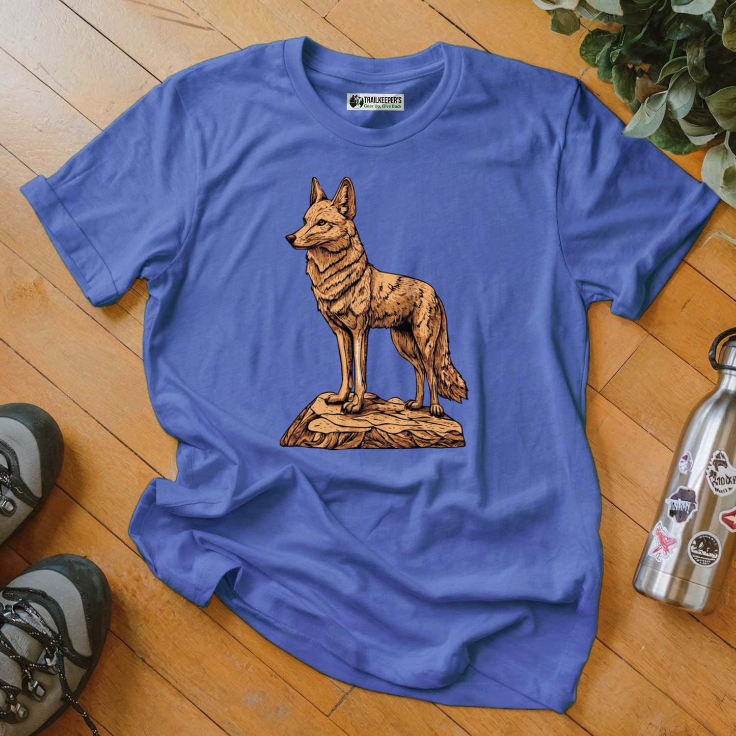 Carved Coyote Statue T-Shirt