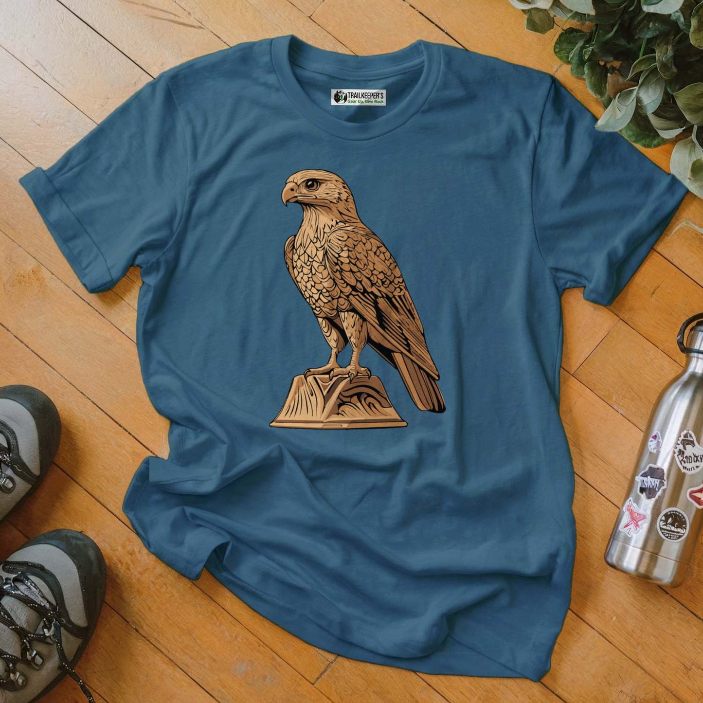 Carved Falcon Statue T-Shirt