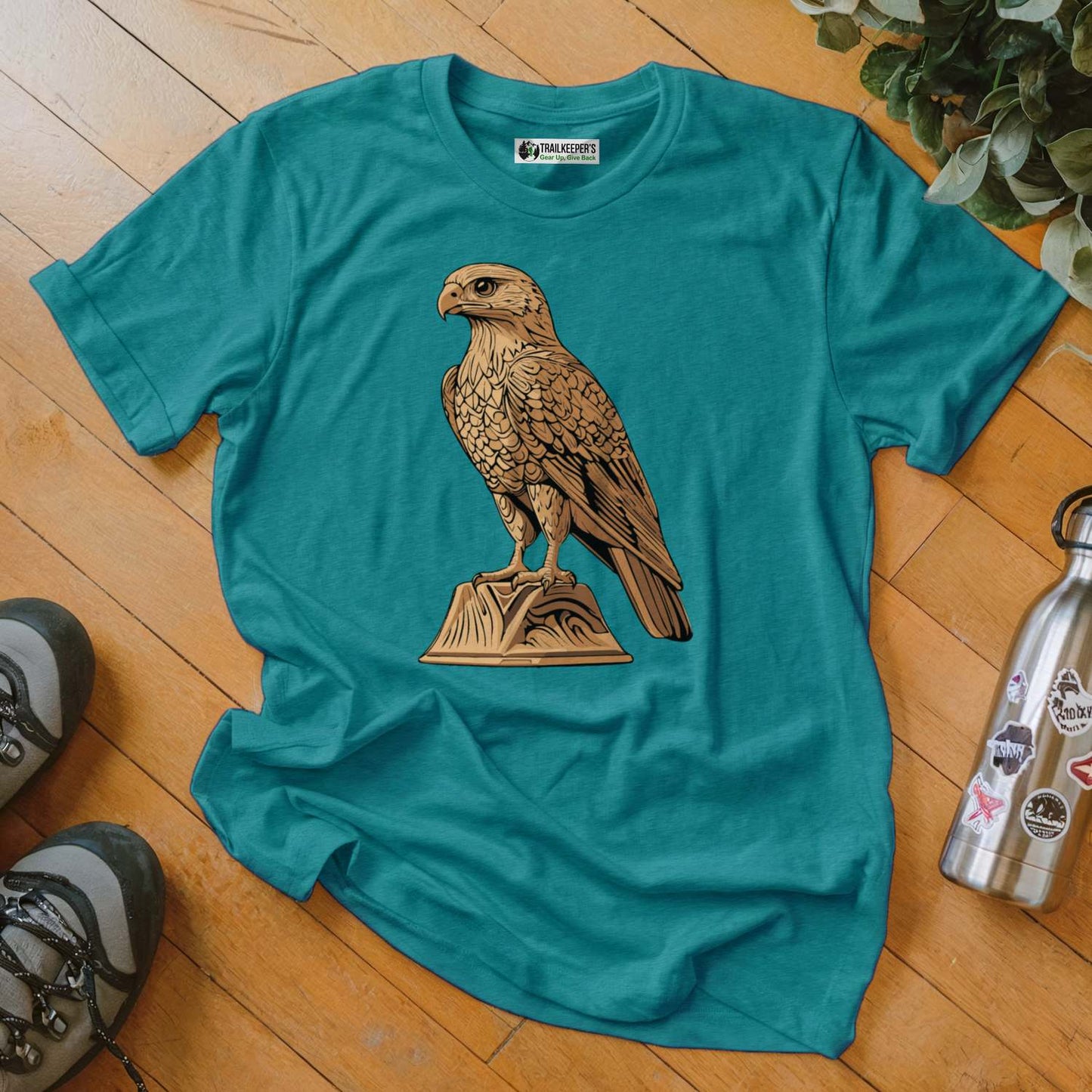 Carved Falcon Statue T-Shirt