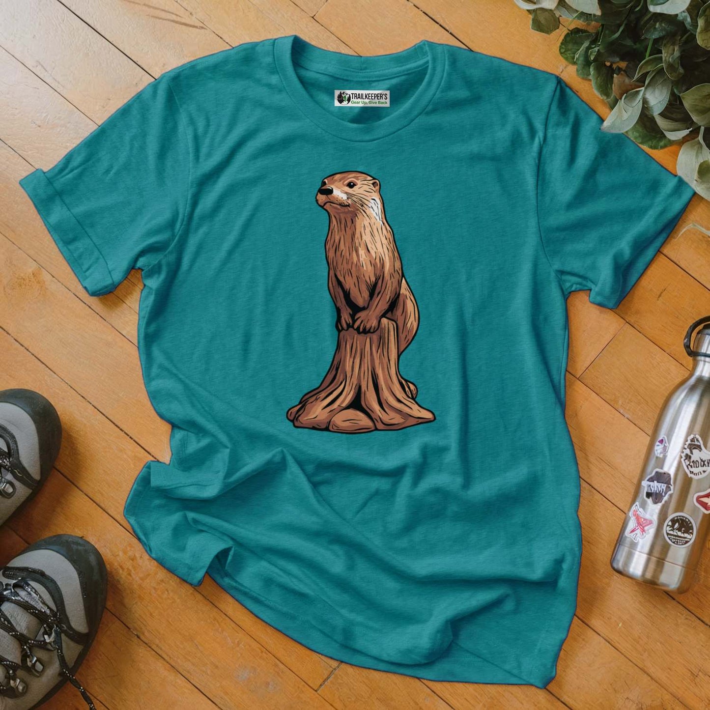 Carved Otter Statue T-Shirt
