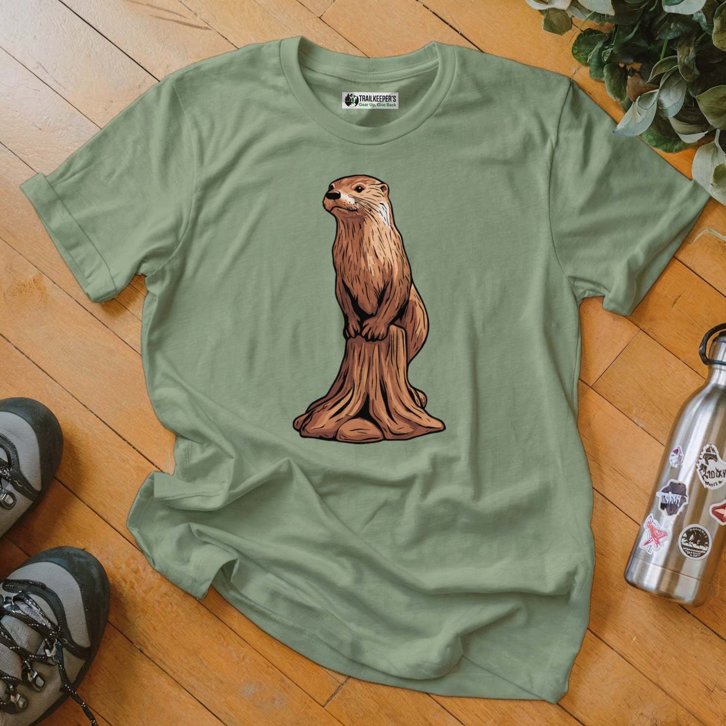 Carved Otter Statue T-Shirt