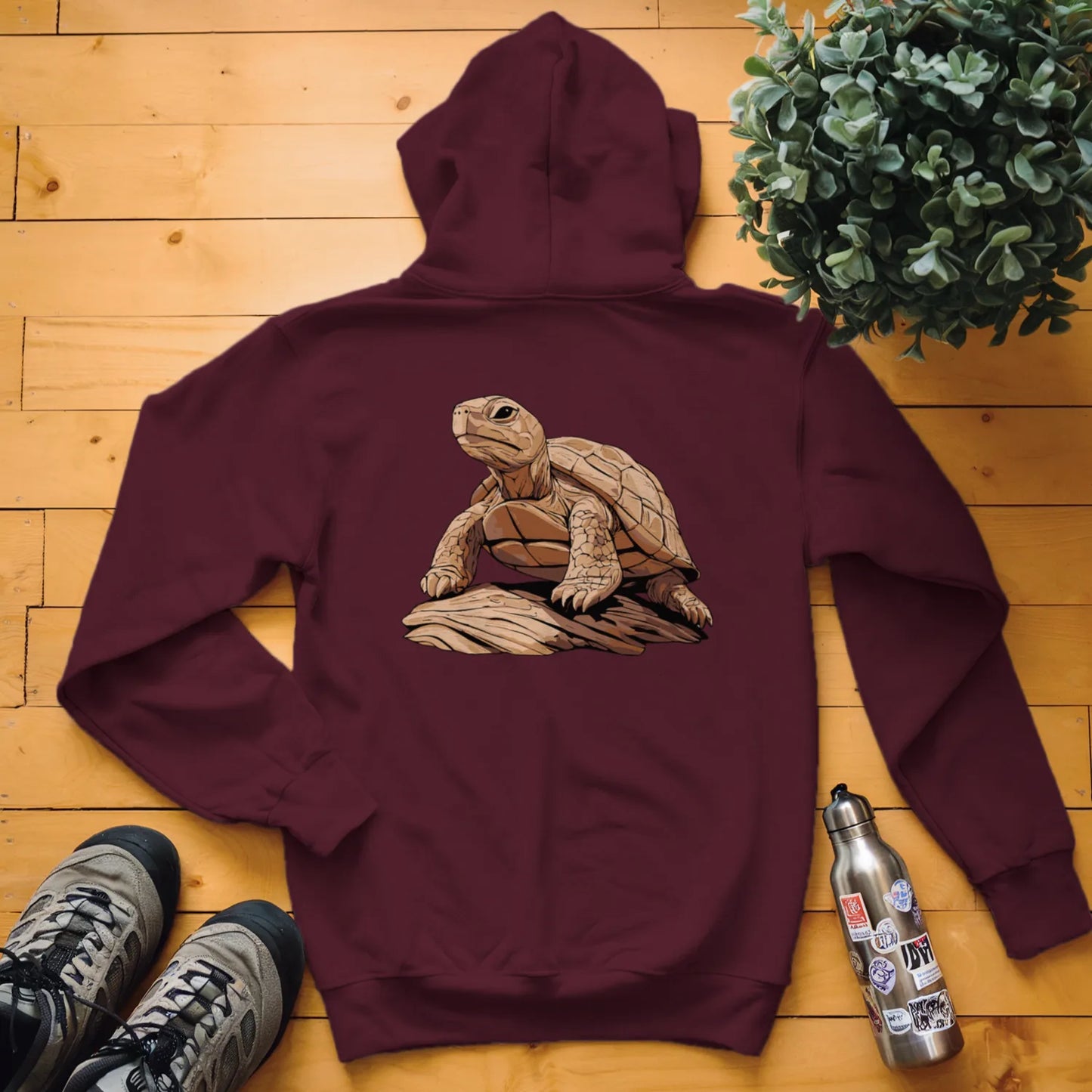 Carved Turtle Statue Hoodie
