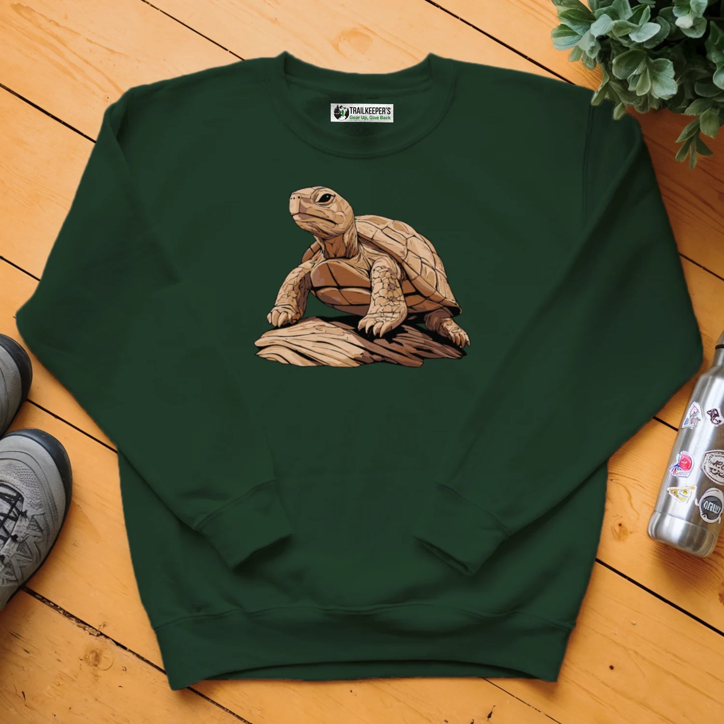 Carved Turtle Statue Sweatshirt