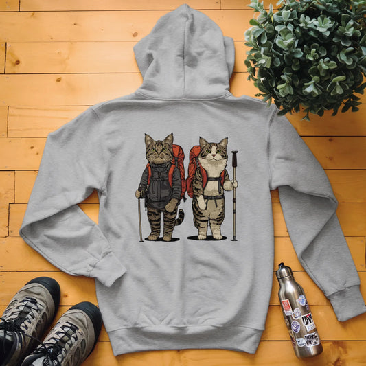 Cat Backpacker Buddies Hoodie