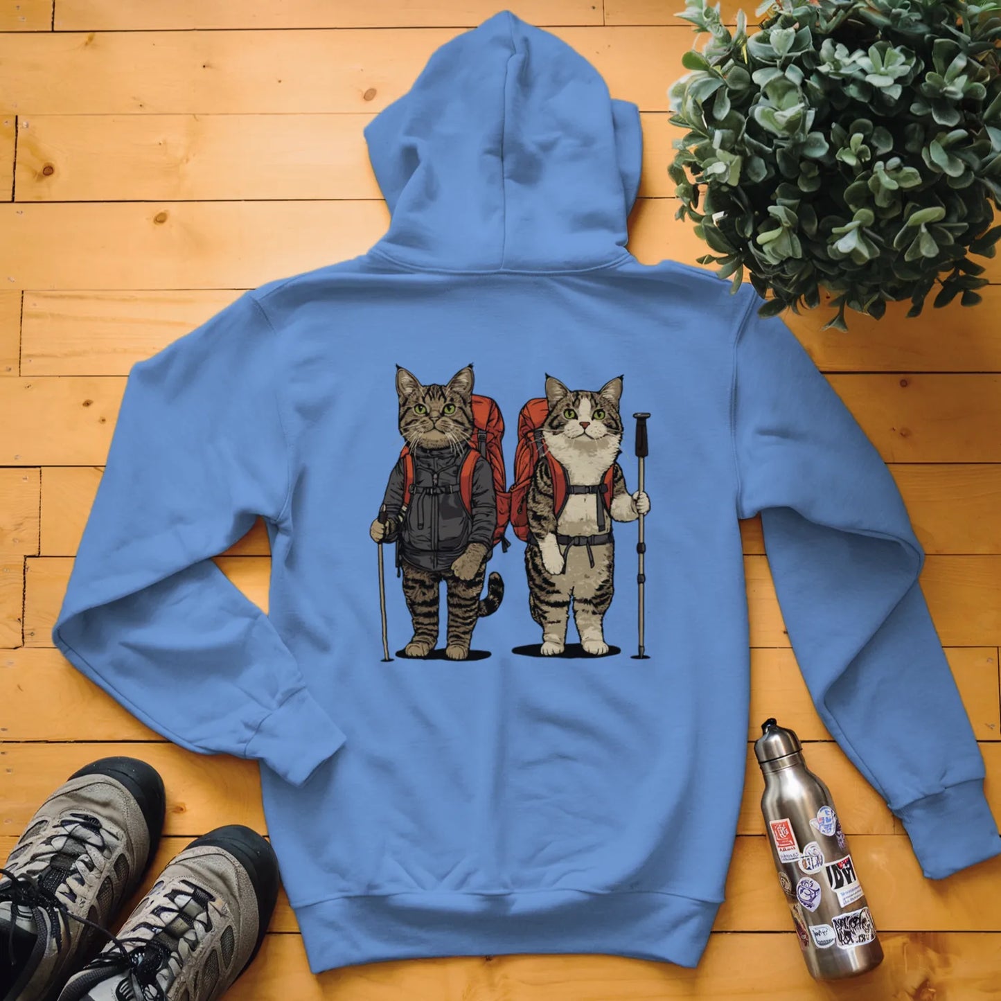 Cat Backpacker Buddies Hoodie