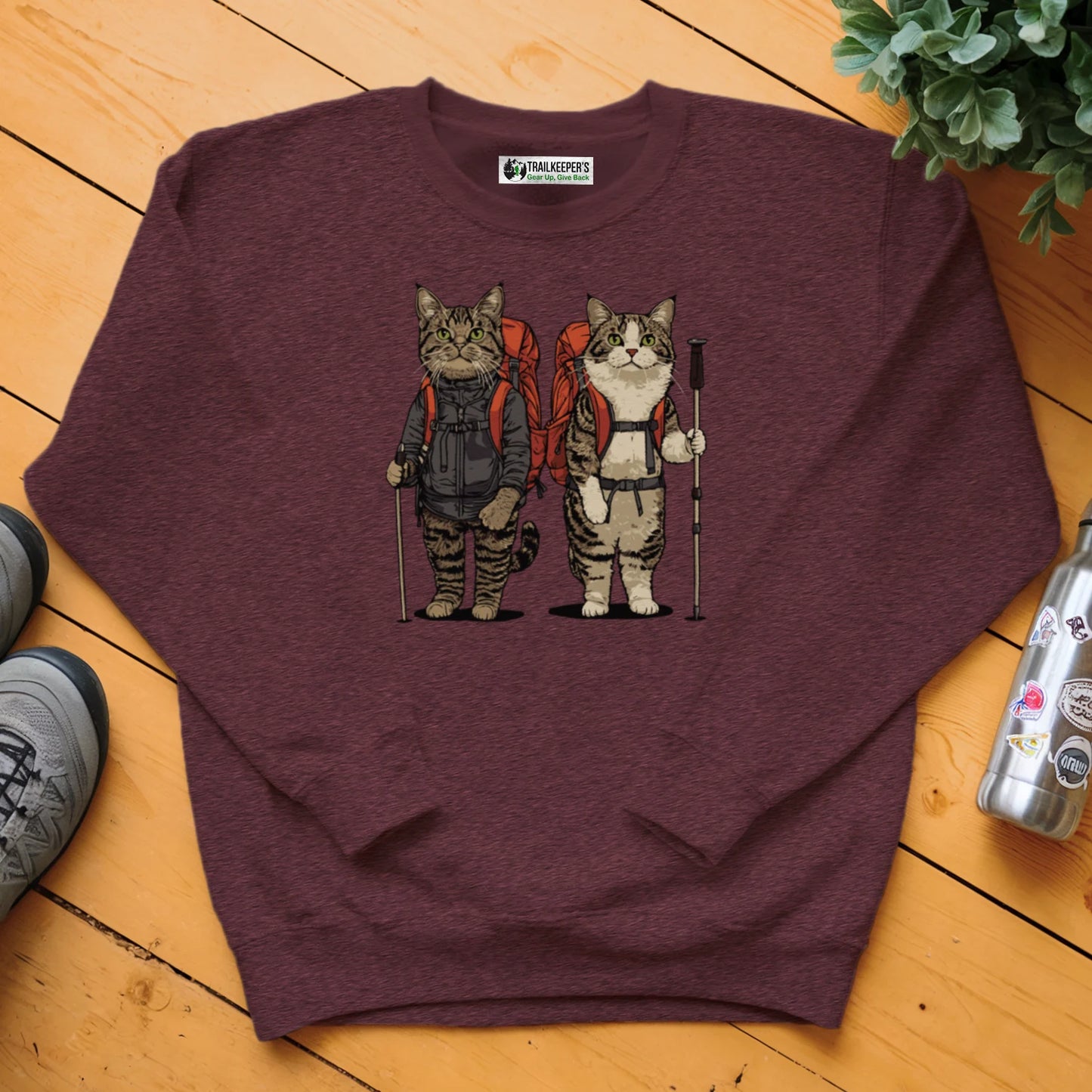 Cat Backpacker Buddies Sweatshirt