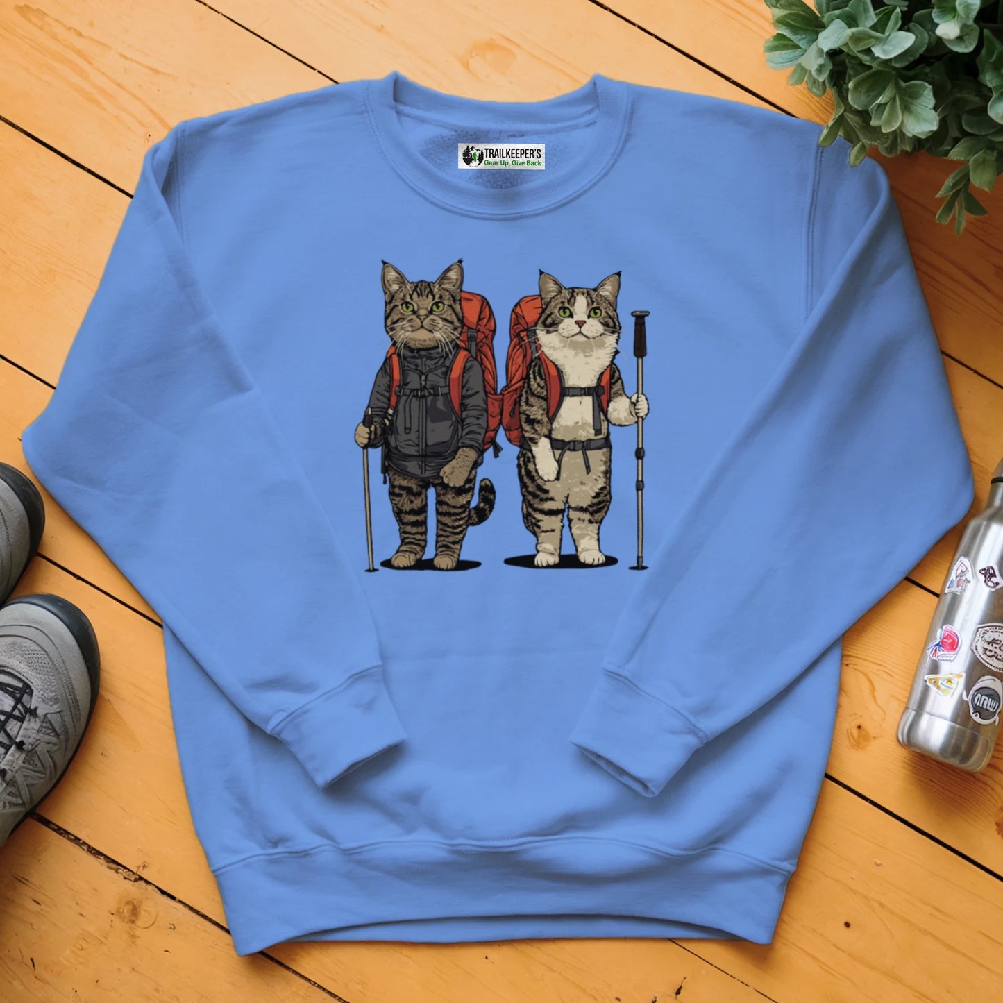 Cat Backpacker Buddies Sweatshirt