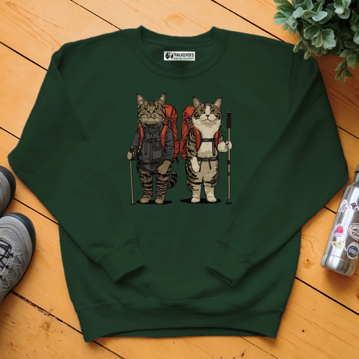 Cat Backpacker Buddies Sweatshirt