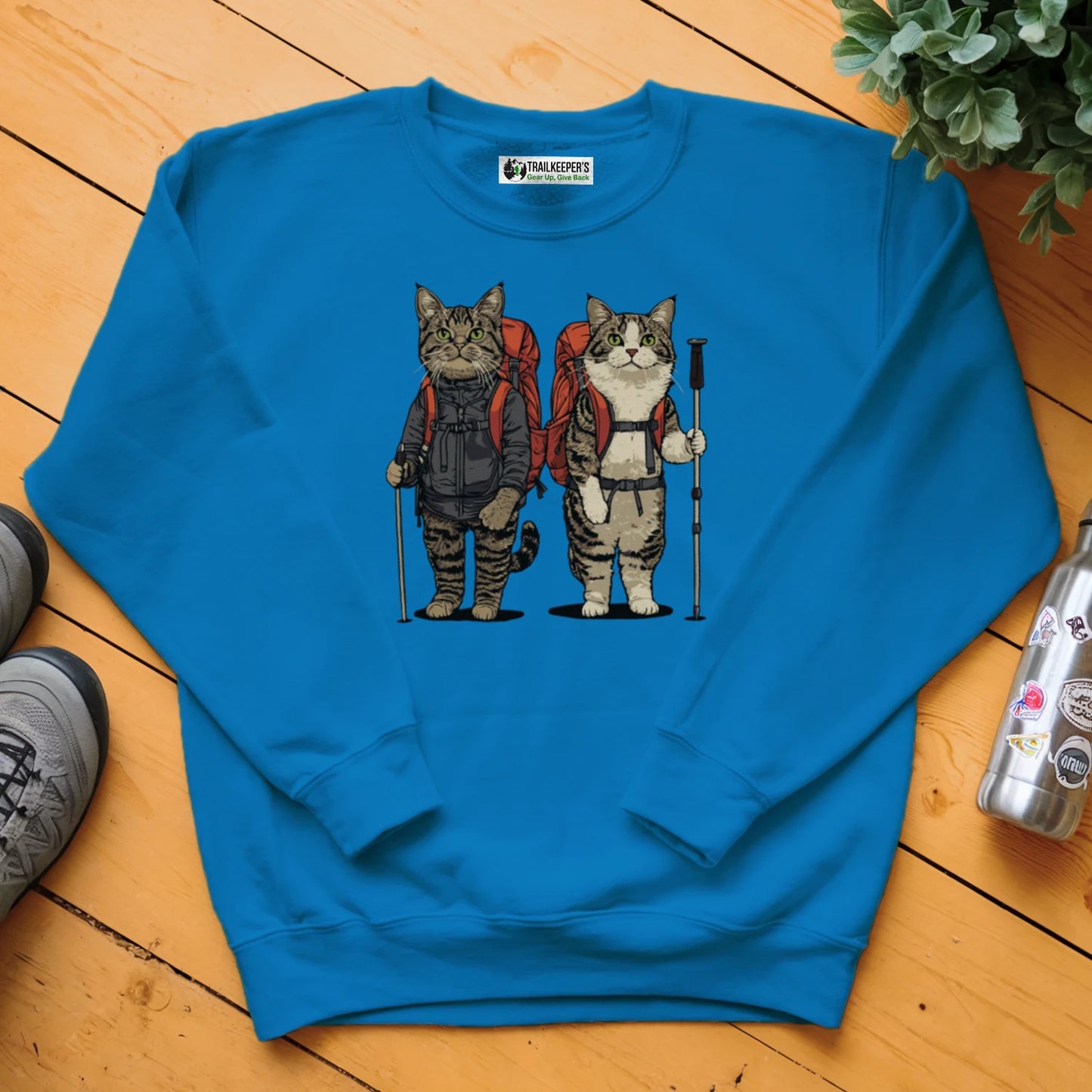 Cat Backpacker Buddies Sweatshirt
