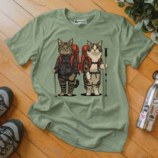 Cat Backpacker Buddies T-Shirt