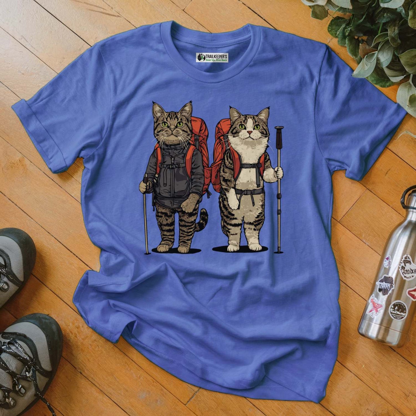 Cat Backpacker Buddies T-Shirt