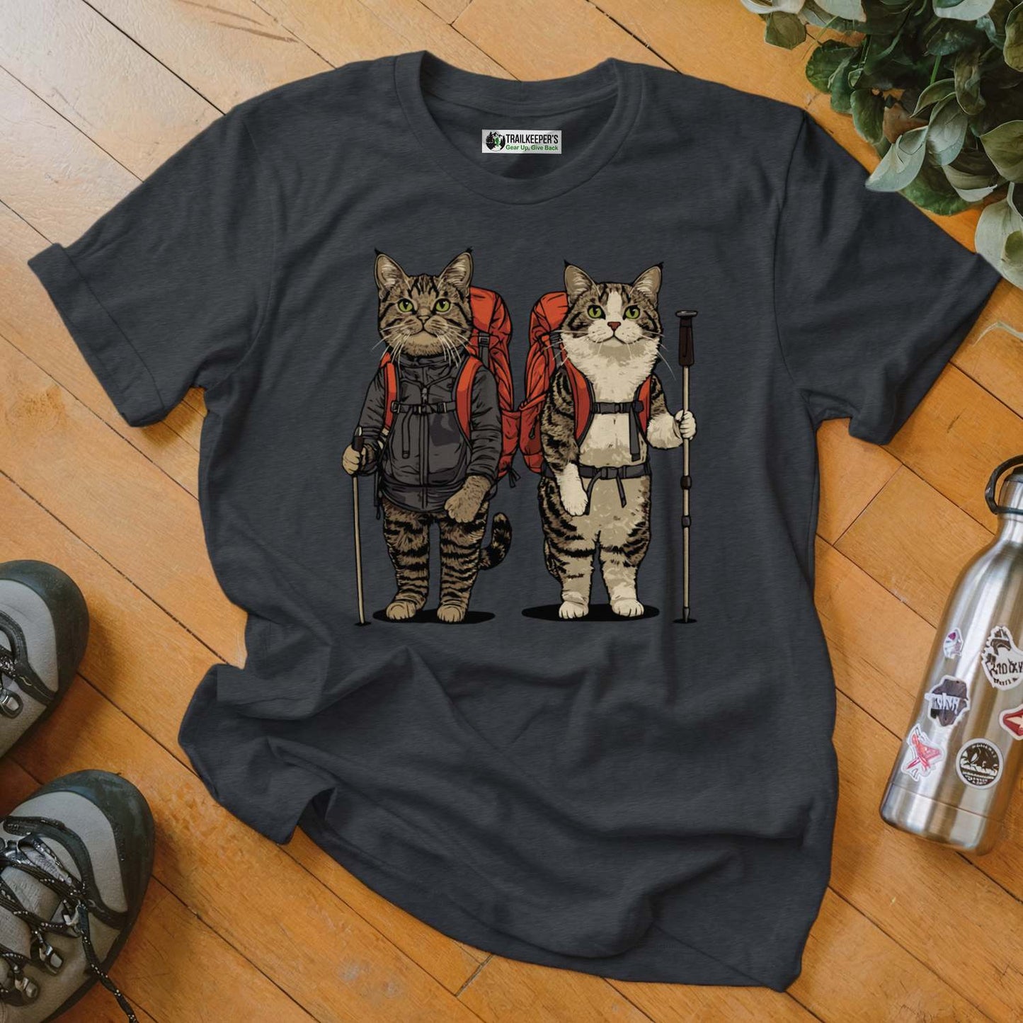 Cat Backpacker Buddies T-Shirt