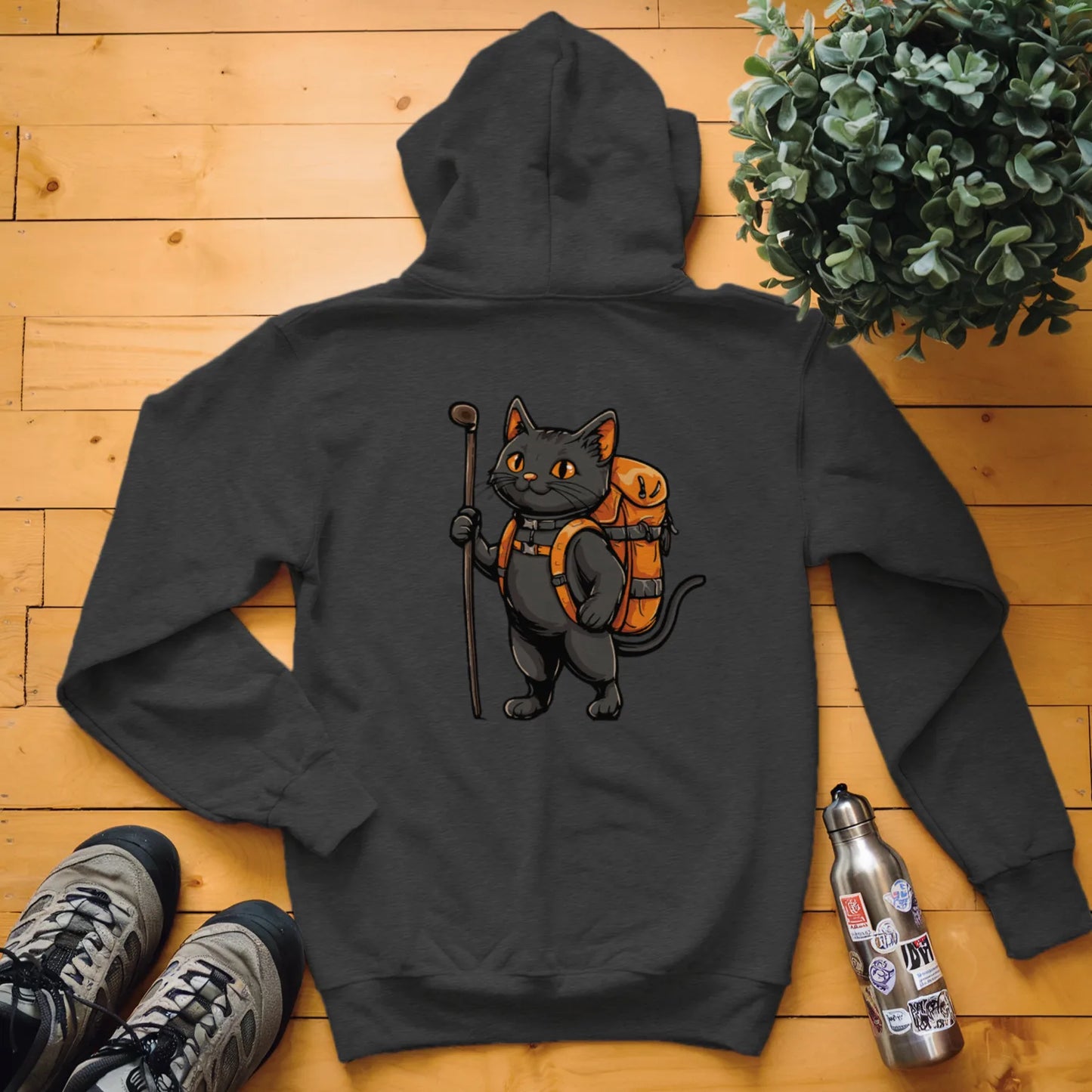 Cat Backpacker Hoodie