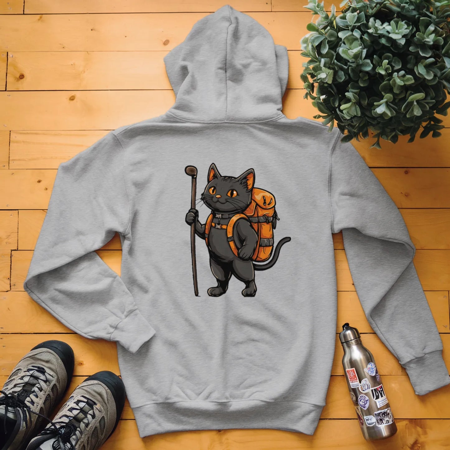 Cat Backpacker Hoodie