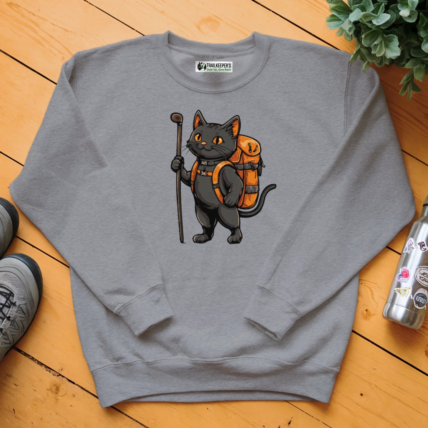 Cat Backpacker Sweatshirt