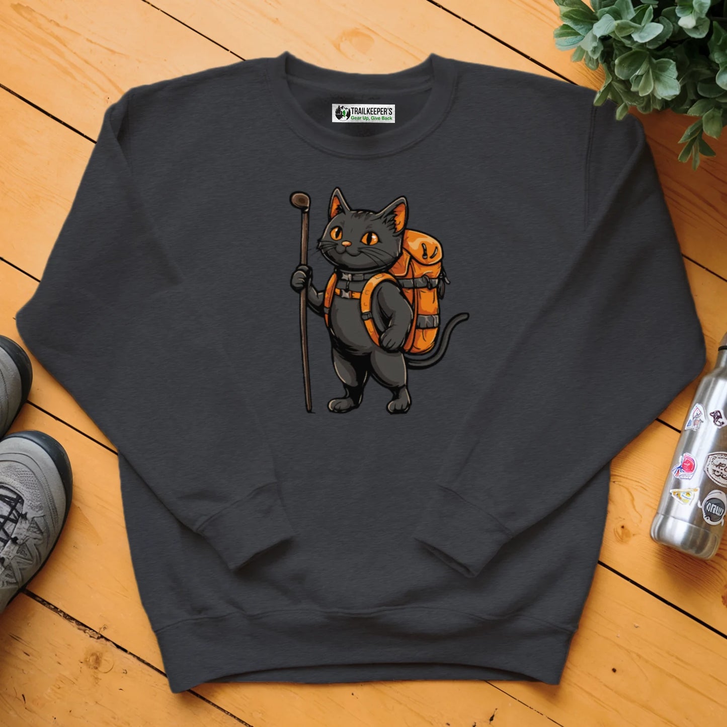 Cat Backpacker Sweatshirt