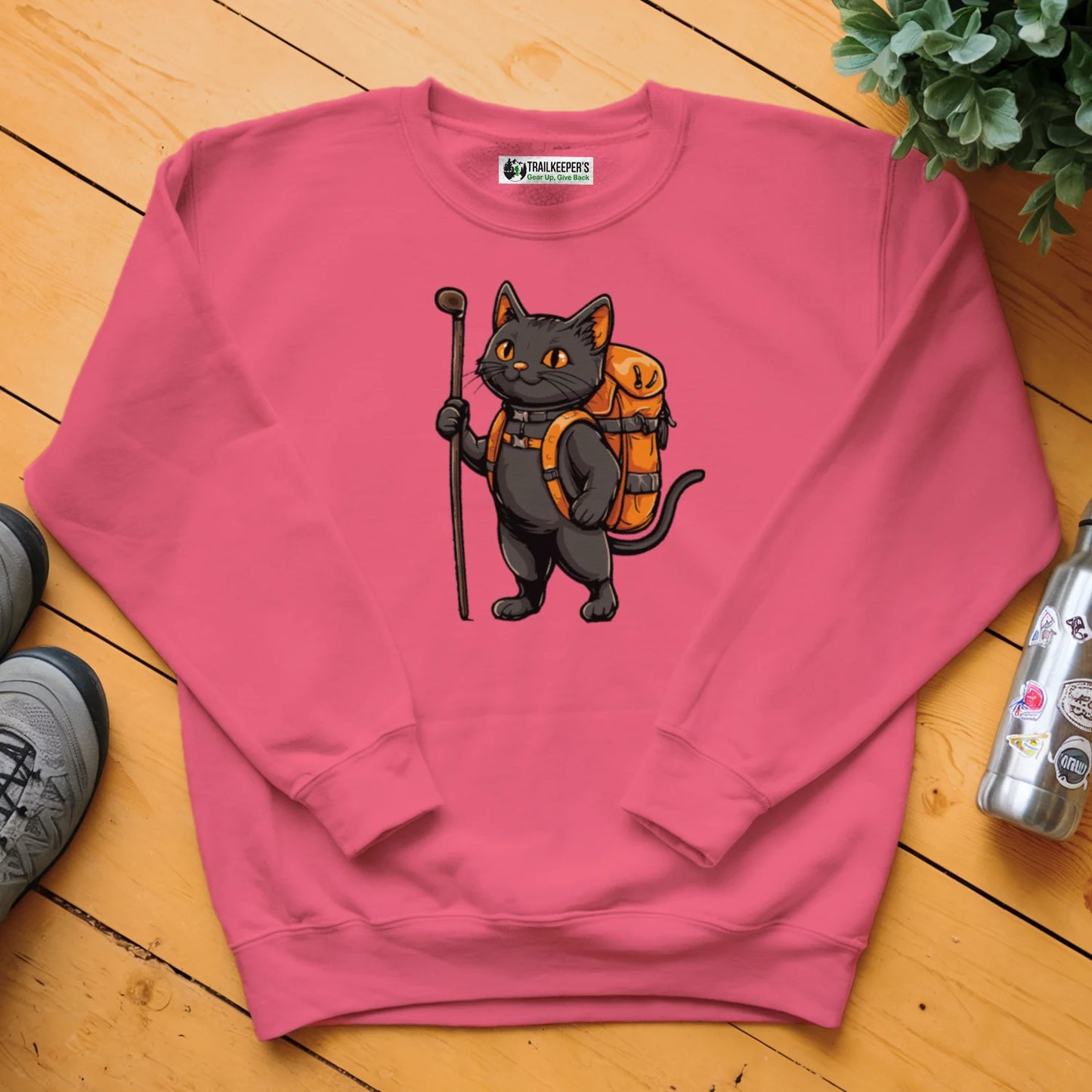 Cat Backpacker Sweatshirt