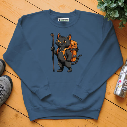 Cat Backpacker Sweatshirt