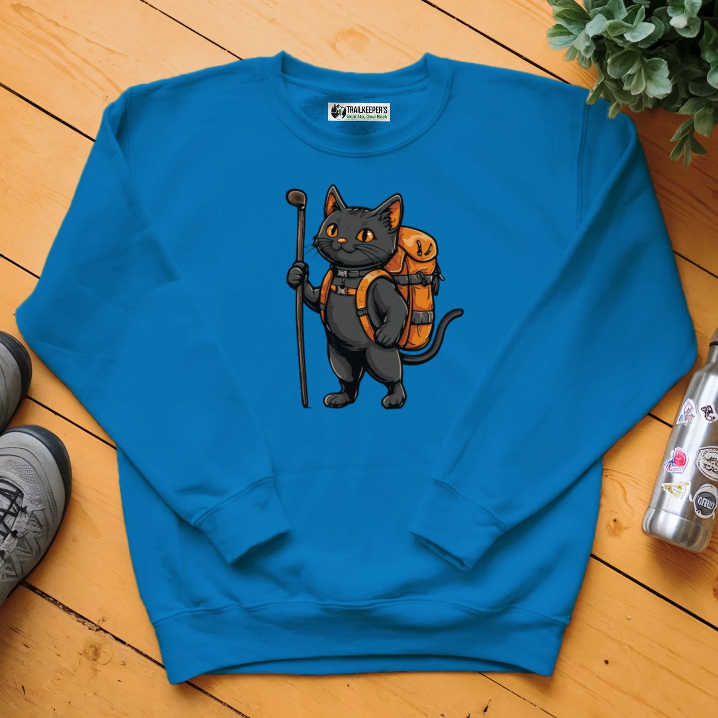 Cat Backpacker Sweatshirt