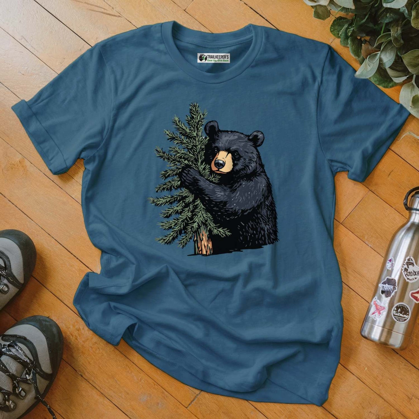 Black Bear Tree Hugger T-Shirt