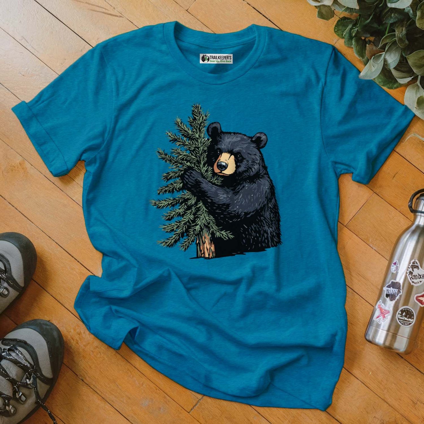Black Bear Tree Hugger T-Shirt