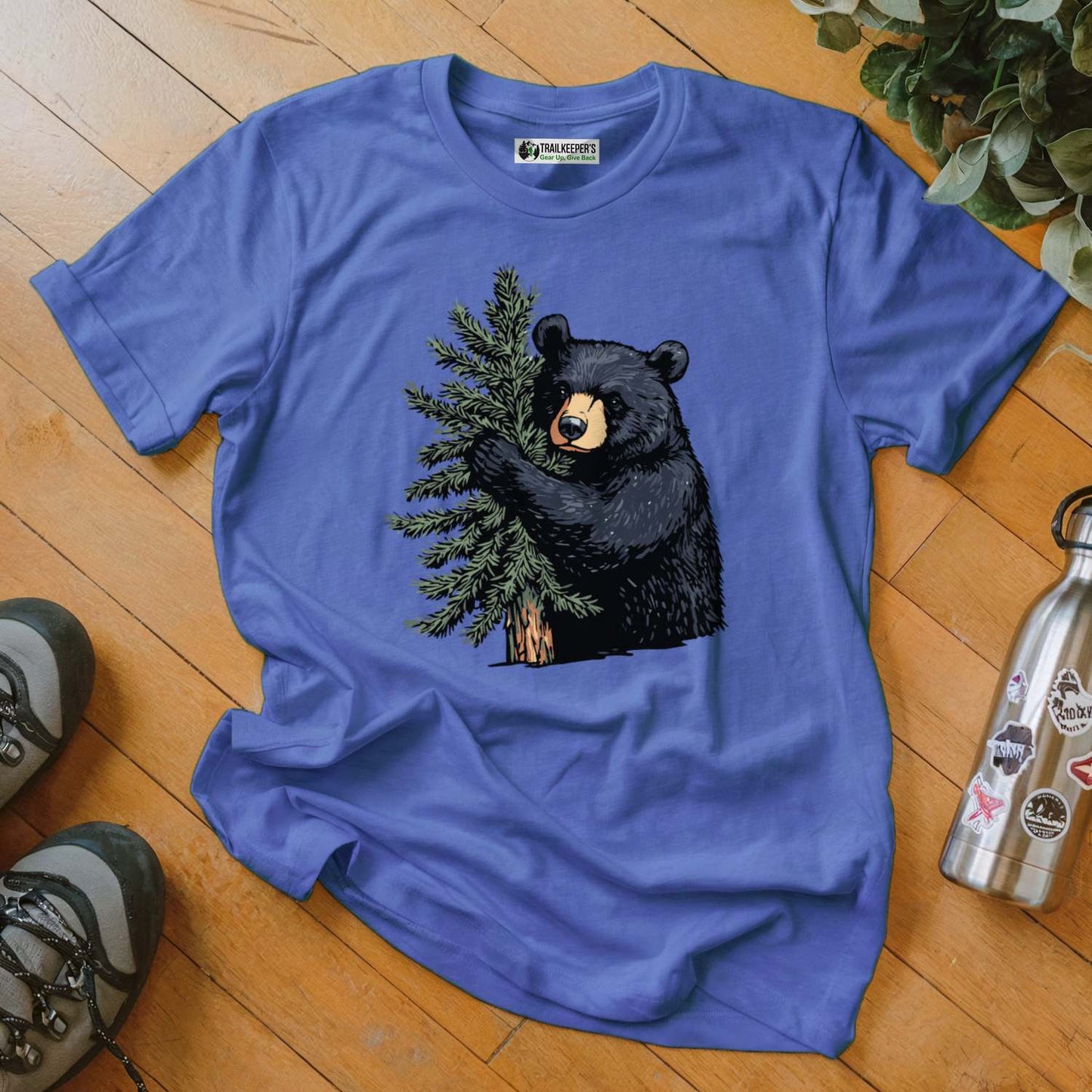 Black Bear Tree Hugger T-Shirt