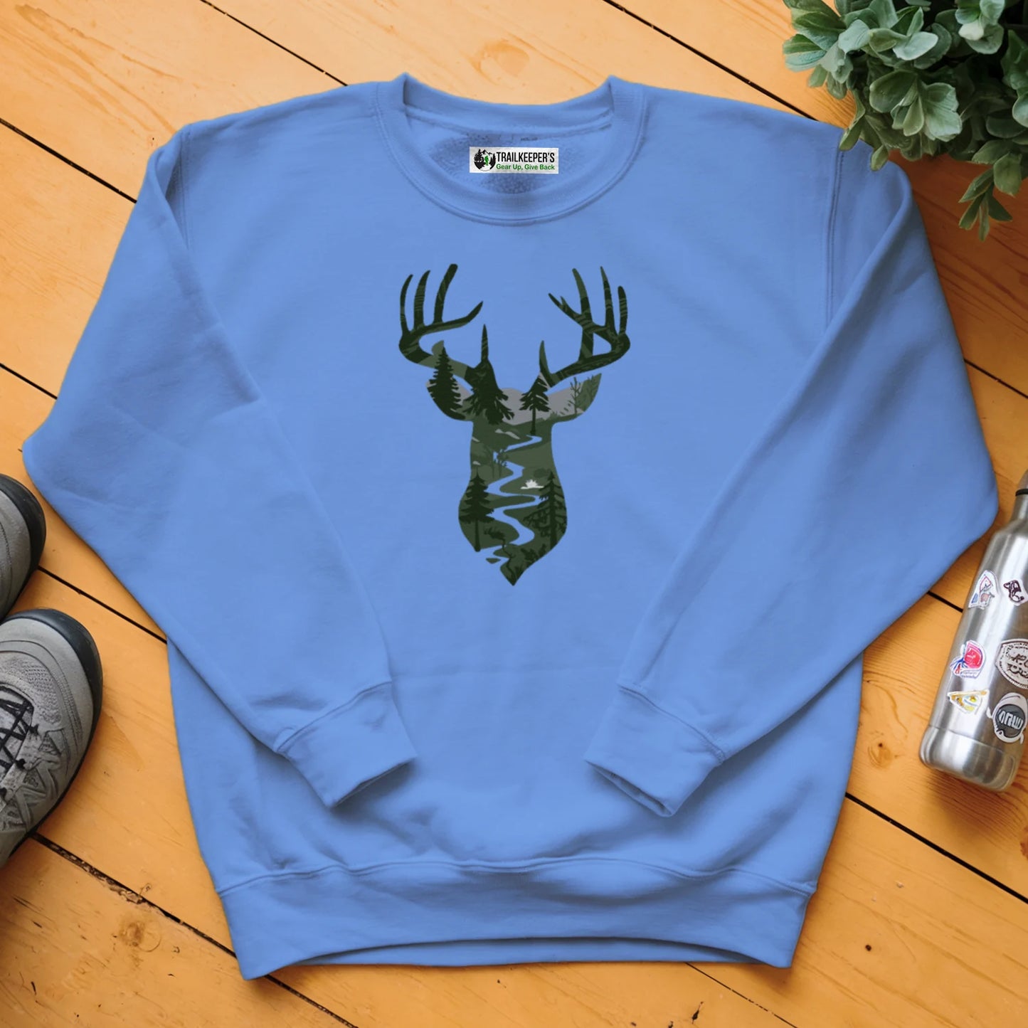 Deer Head Forest Sweatshirt