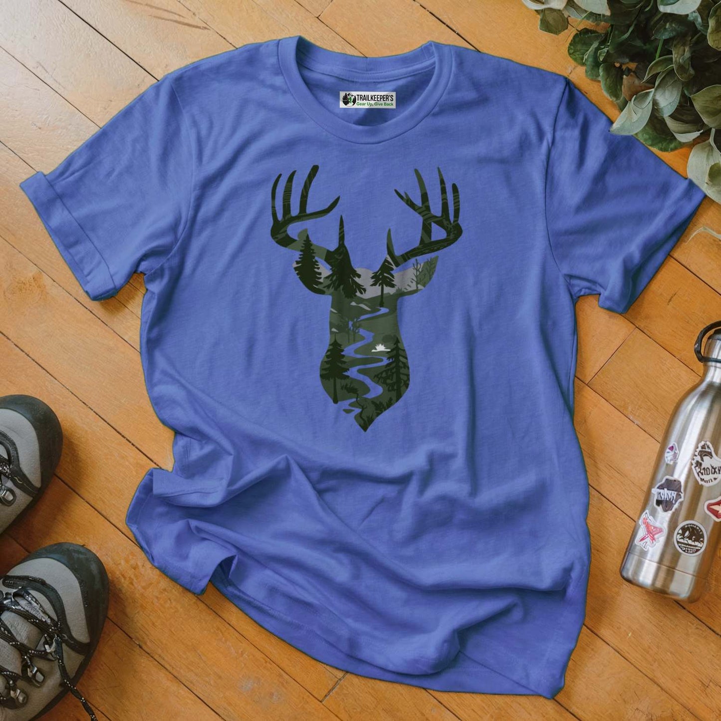 Deer Head Forest T-Shirt