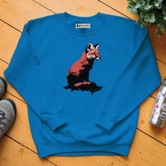 Distressed Fox Sweatshirt