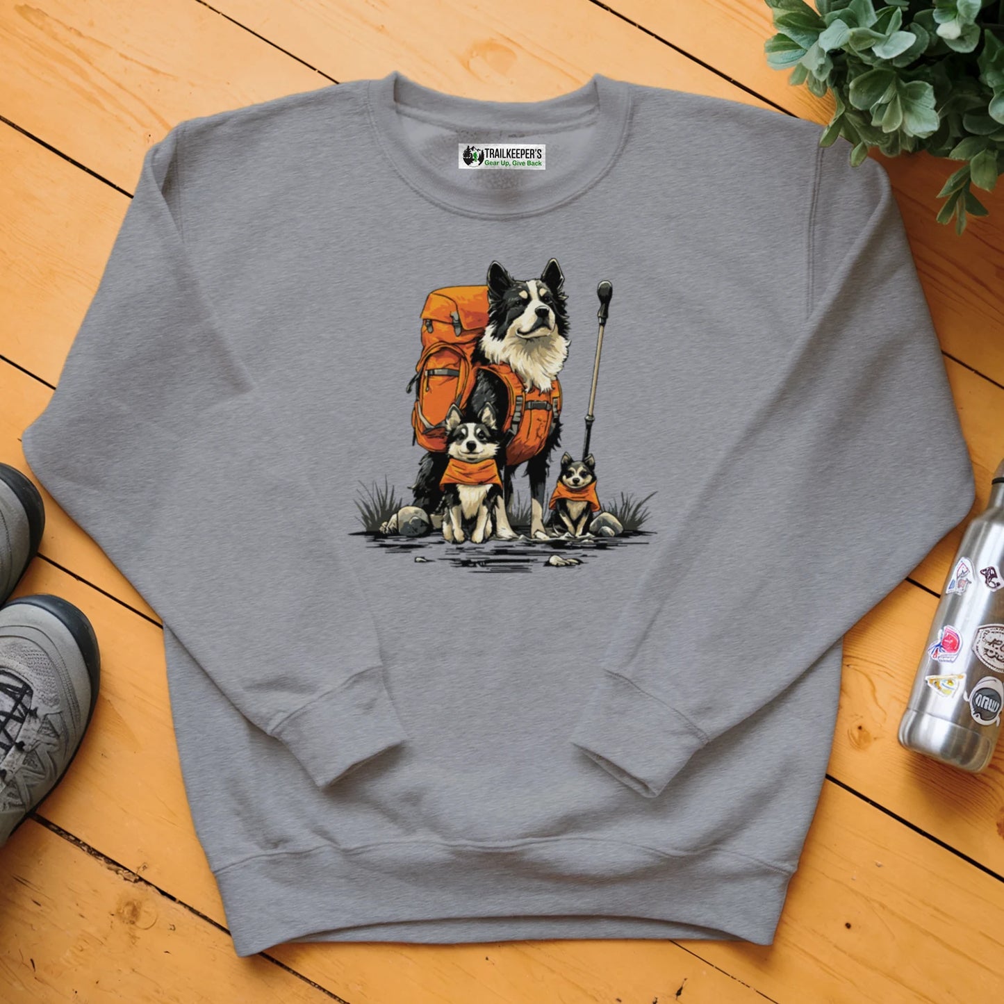 Dog Backpacker Family Sweatshirt
