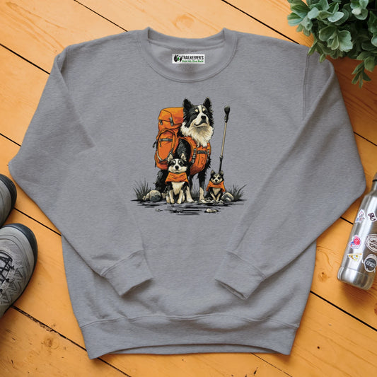 Dog Backpacker Family Sweatshirt