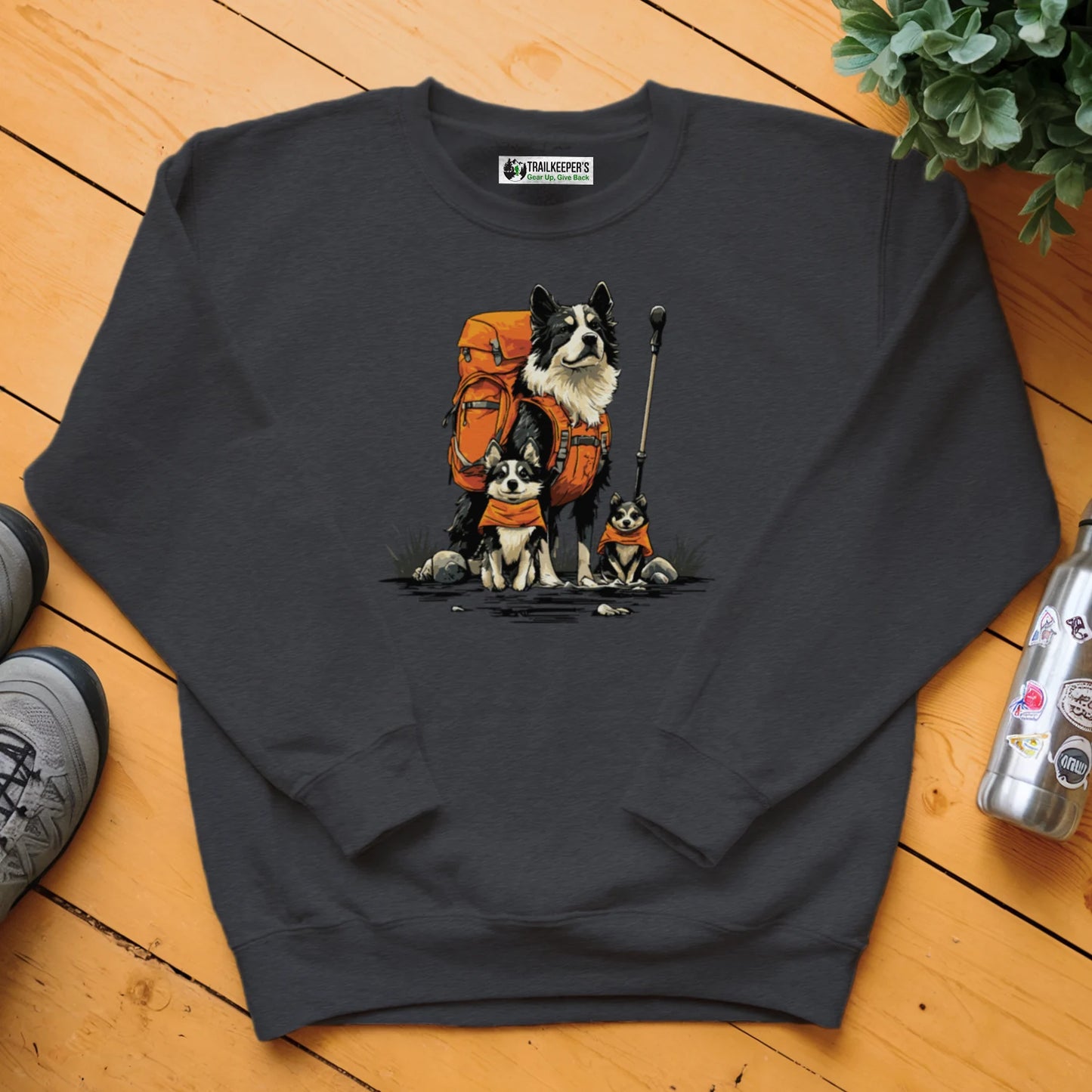 Dog Backpacker Family Sweatshirt