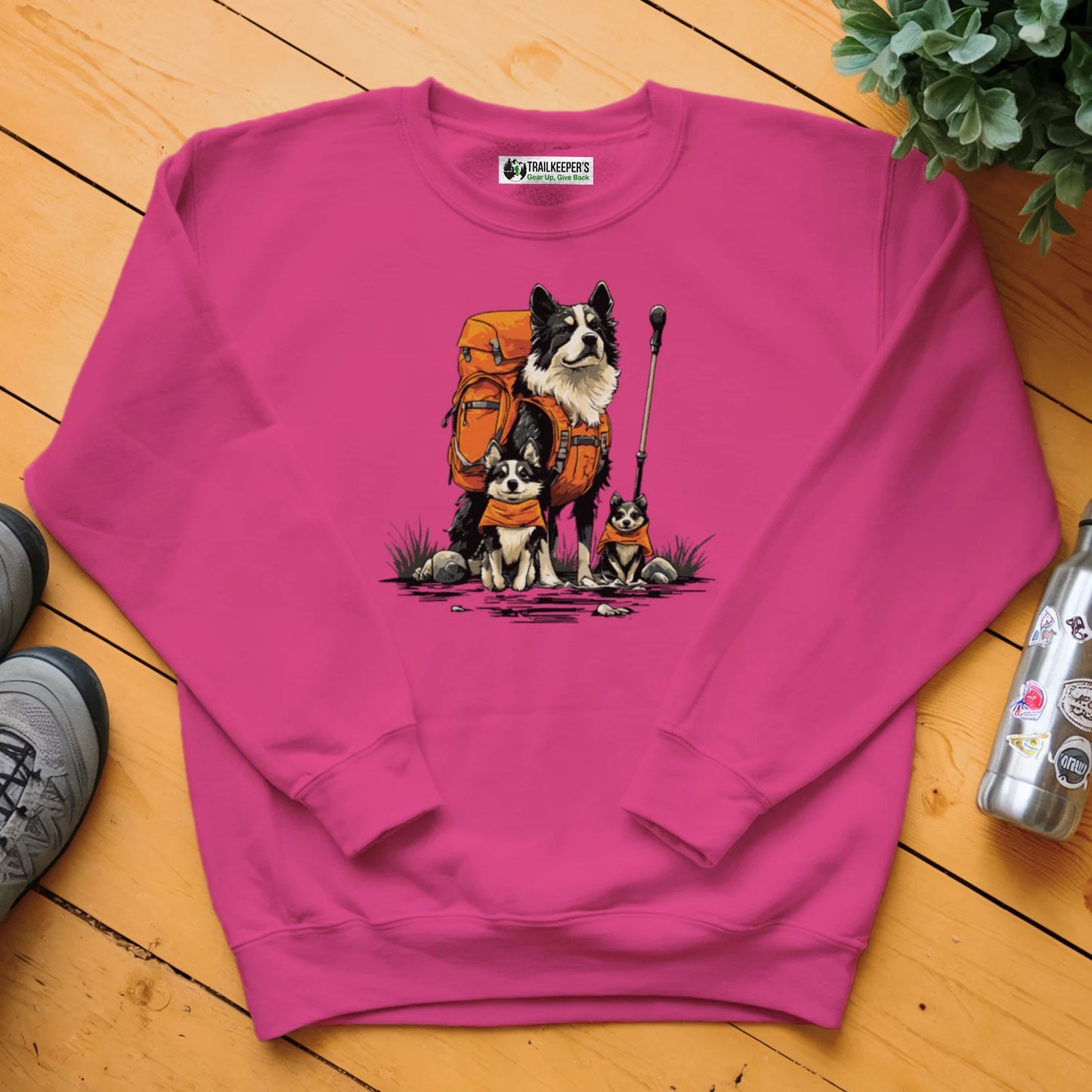 Dog Backpacker Family Sweatshirt