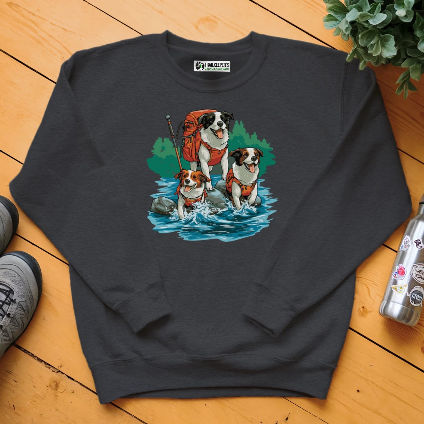 Dog Backpacker Family Sweatshirt