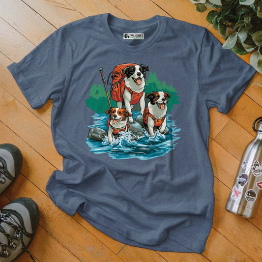 Dog Backpacker Family T-Shirt