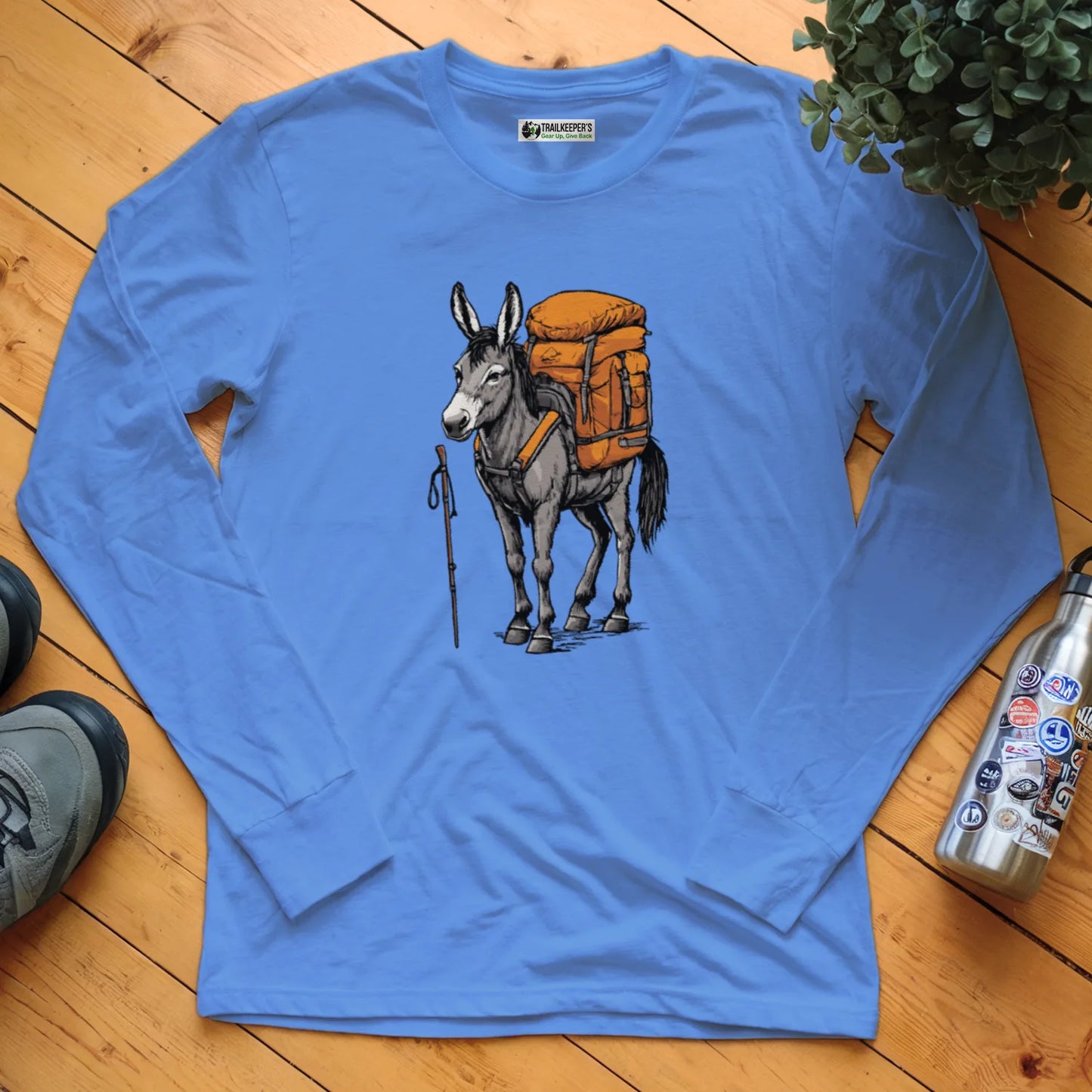 Donkey Backpacker Long Sleeve T-Shirt